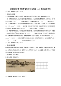 2024-2025学年海南省海口市七年级（上）期末语文试卷(含详细答案解析)