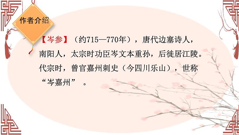 第三单元课外古诗词诵读《逢入京使》课件 人教部编版（2024）语文七年级下册第4页