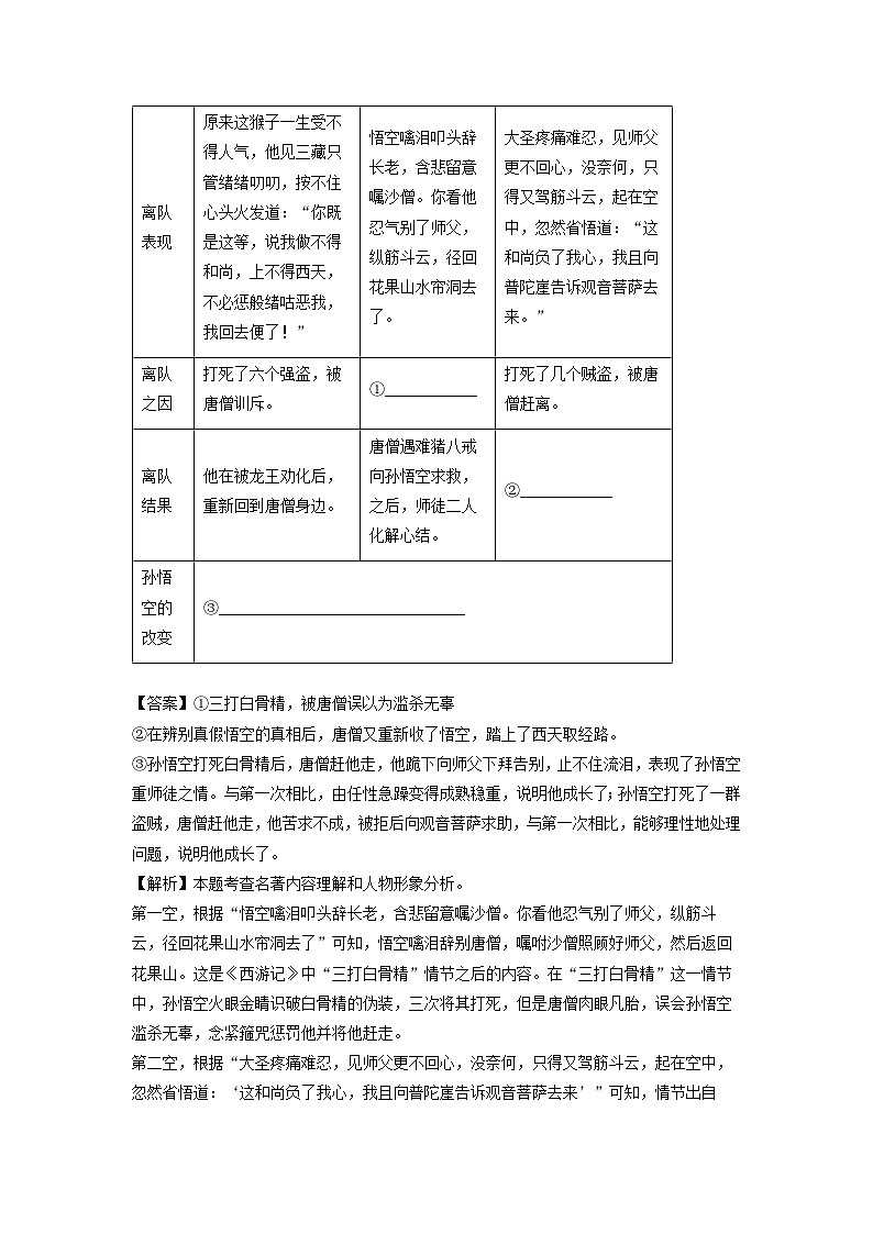 2024-2025学年山东省德州市乐陵市七年级上学期期末语文试卷（解析版）第3页