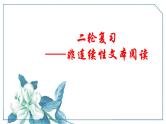 部编版般九年级语文学科二轮复习非连续性文本阅读专题课件