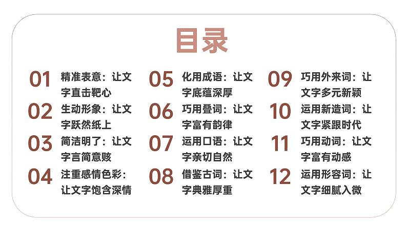 2025年中考语文复习 解锁中考写作高阶技巧：用字用词的十二种方法课件版第2页