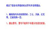 中考语文专题复习标点符号修改题强化训练——冒号PPT版