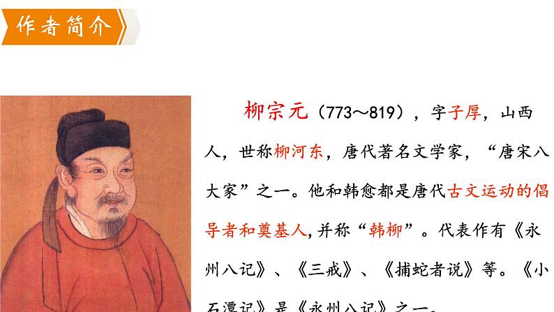 部编版八年级语文下册第三单元《小石潭记》课件第4页