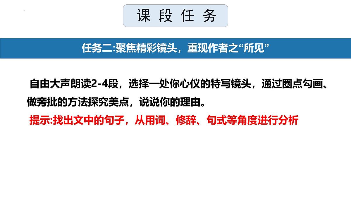 部编版八年级语文下册第五单元《在长江源头各拉丹冬 》课件第5页