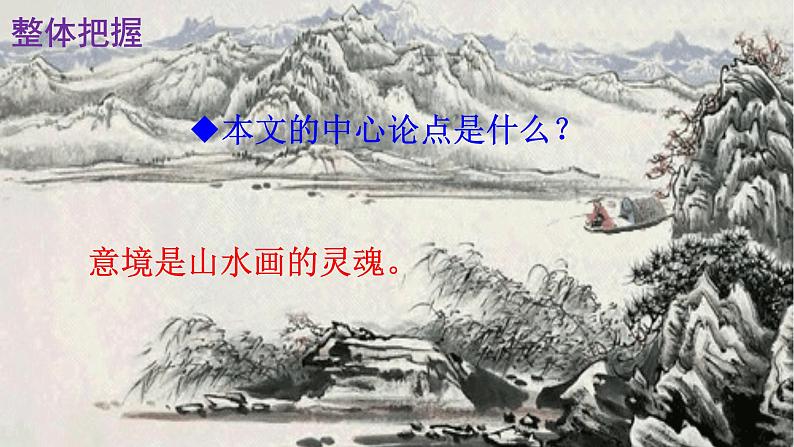 部编版九年级语文下册第四单元《 山水画的意境 》课件第7页
