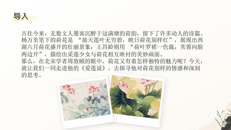 第17课《短文两篇——爱莲说》课件 2024—2025学年统编版语文七年级下册(2)第2页