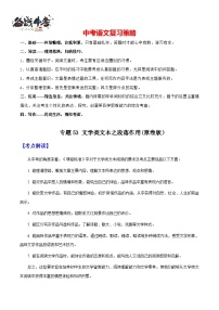 专题53 文学类文本之段落作用（讲练）-2025年中考语文一轮复习精讲精练（全国通用）