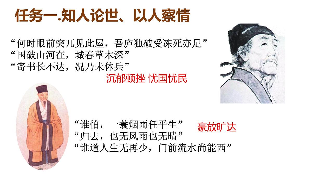 中考语文专题复习古诗鉴赏之情感分析课件第4页