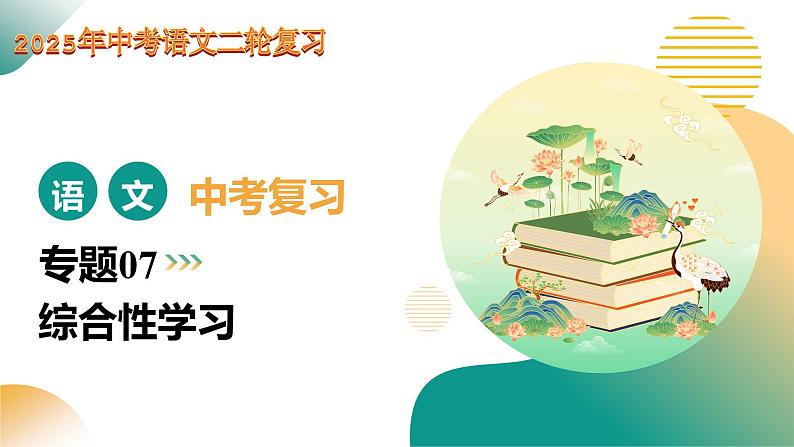 专题07 综合性学习（课件）-2025年中考语文二轮复习讲练（全国通用）第1页