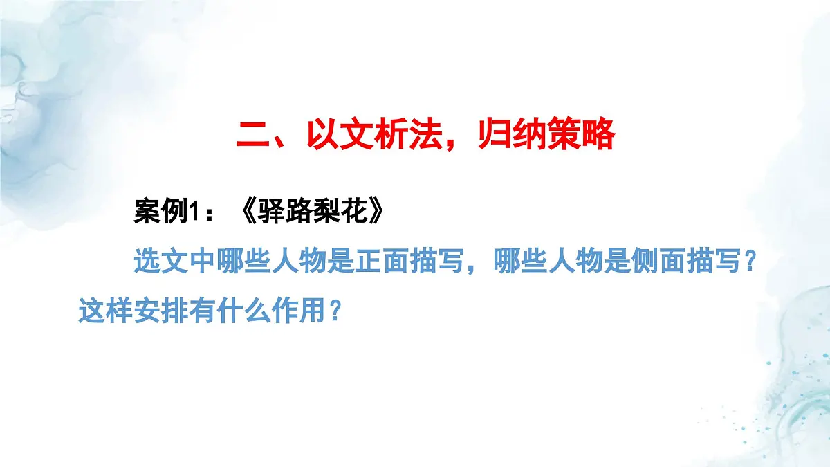 中考语文二轮专项复习 侧面描写专题复习 教学课件第4页