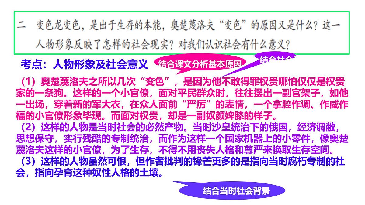 中考语文专项复习之小说阅读考点探究课件第7页