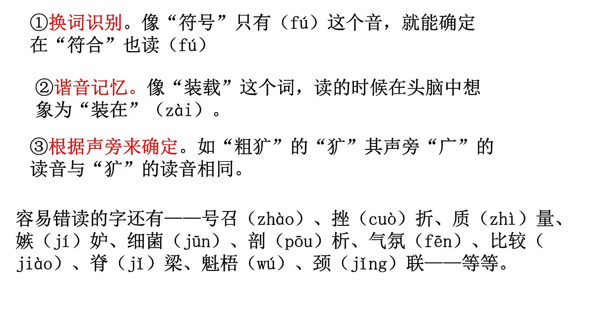 中考语文专题复习之字音字形课件第3页