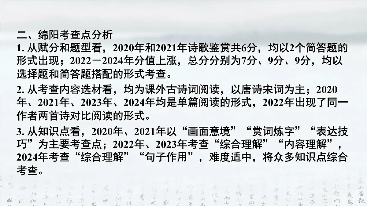 2025年中考语文专题复习：古诗词鉴赏 课件第4页