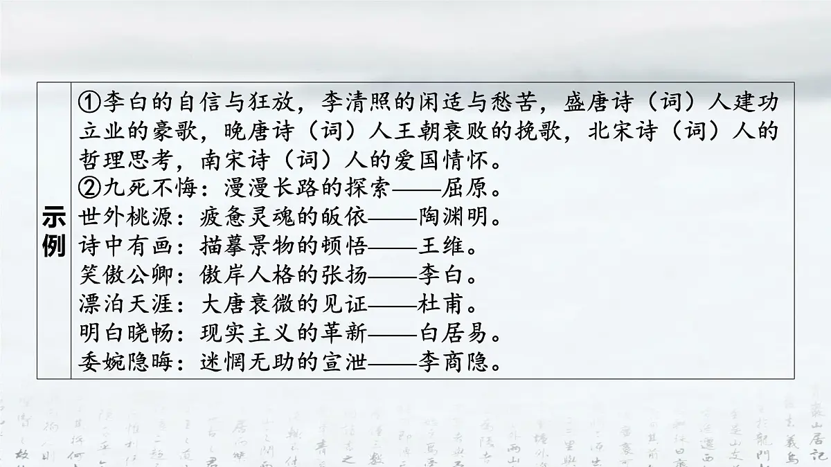 2025年中考语文专题复习：古诗词鉴赏 课件第8页