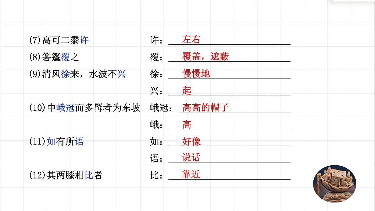 第11课《核舟记》课件-2024-2025学年统编版语文八年级下册第8页