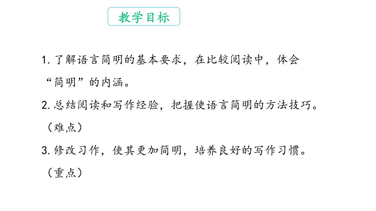 部编版七年级语文下册第六单元写作《 语言简明》课件第2页
