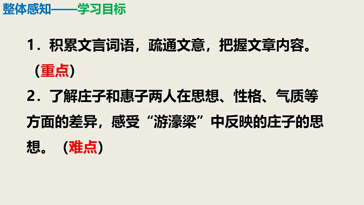 2024——2025学年部编版八下语文第六单元第21课《庄子与惠子游于濠梁之上》同步课件第5页