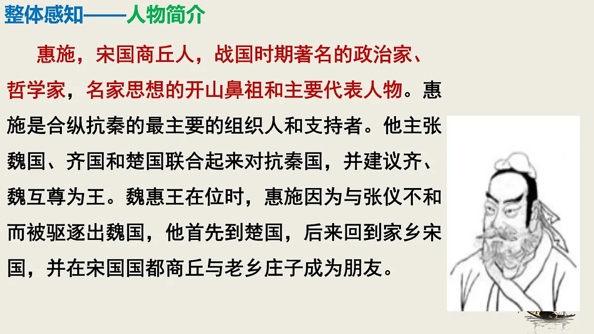 2024——2025学年部编版八下语文第六单元第21课《庄子与惠子游于濠梁之上》同步课件第7页
