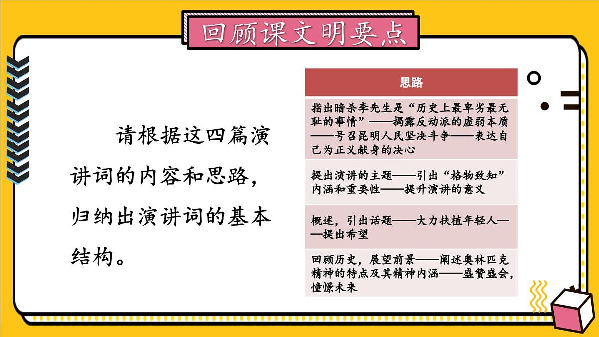 统编版八年级语文下册教学课件《任务二撰写演讲稿》第7页