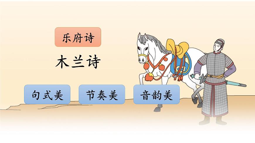 初中语文新人教部编版七年级下册第二单元9 木兰诗教学课件2025春第7页
