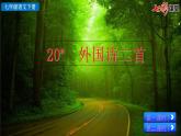 2025春人教版七年級下冊語文課件20 外國詩二首