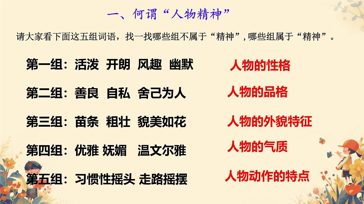 第1单元 写作 写出人物特点 课件-2024-2025学年统编版语文七年级下册第6页