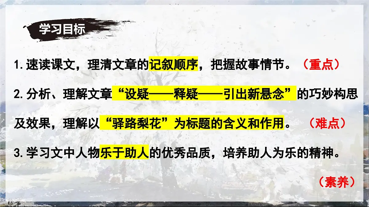 第14课《驿路梨花》课件-七年级语文下册（统编版2024)第5页