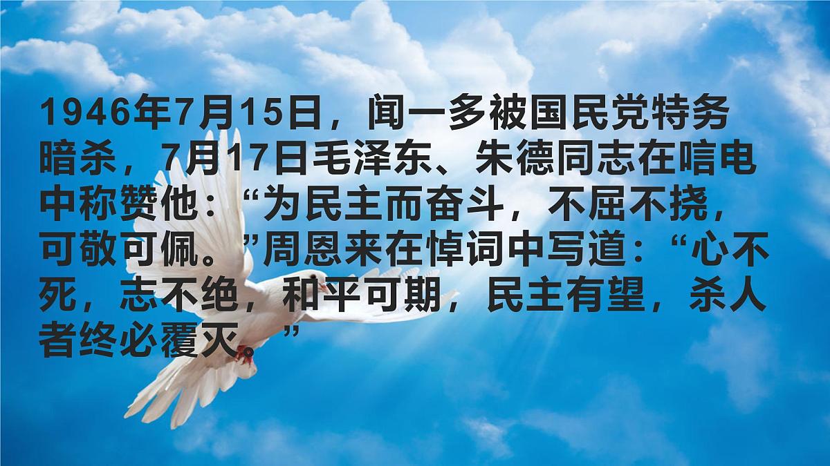 部编版 2024-2025年第二学期 语文 八年级下册 13.《最后一次讲演》课件第7页