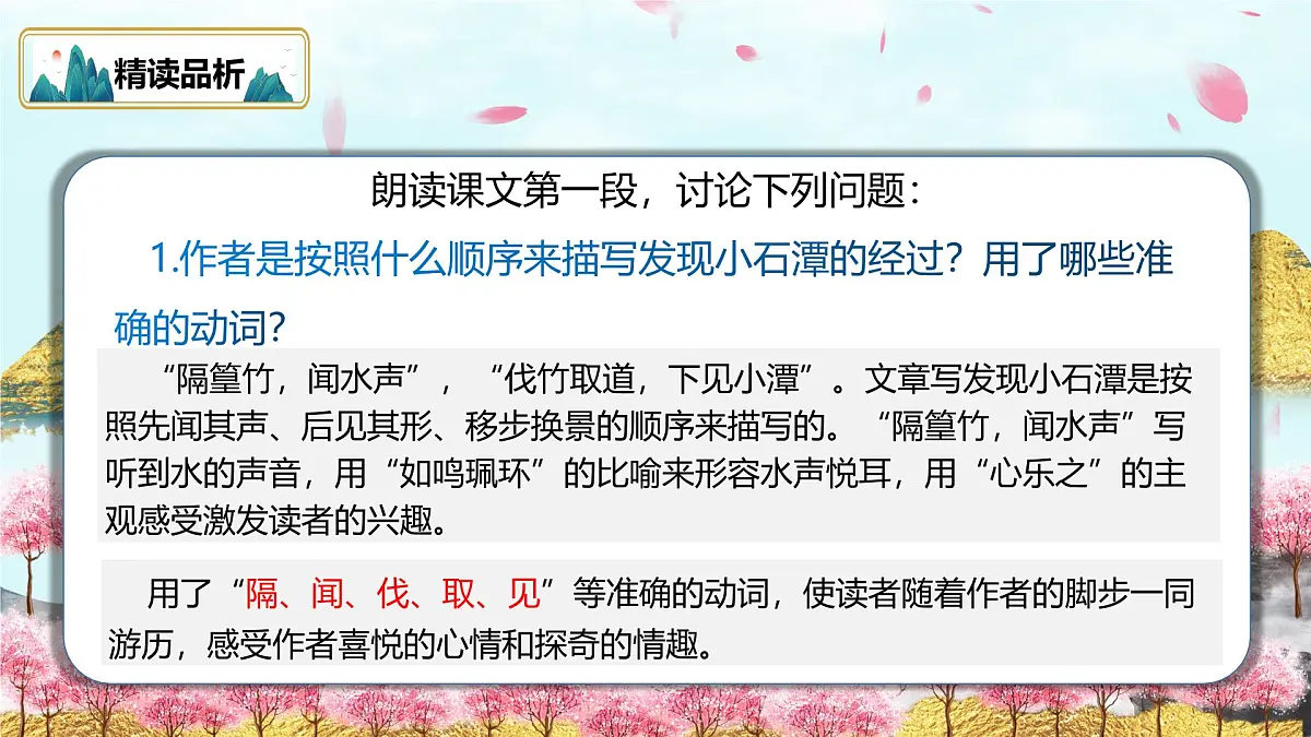 小石潭记2第8页