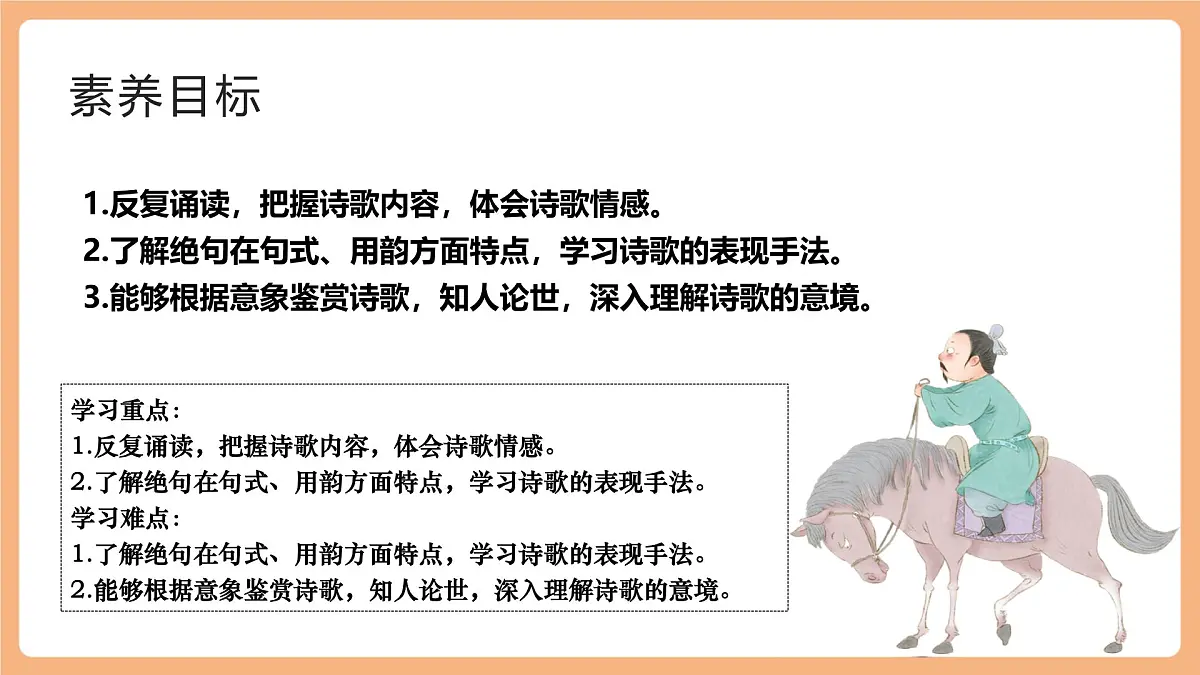 人教统编版语文七下 第三单元 课外古诗词诵读 逢入京使 课件第3页