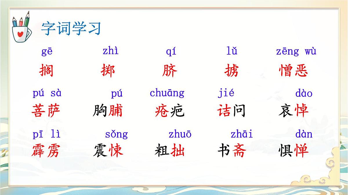 初中  语文 人教部编版（2024）七年级下册10 阿长与《山海经》 课件第4页