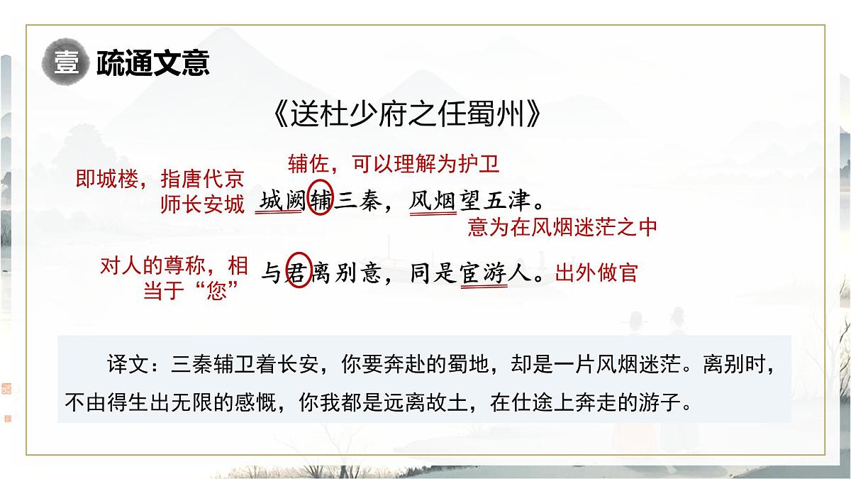 课外古诗词诵读《送杜少府之任蜀州》《望洞庭湖赠张丞相》2025学年八年级语文下册课件（统编版）第8页