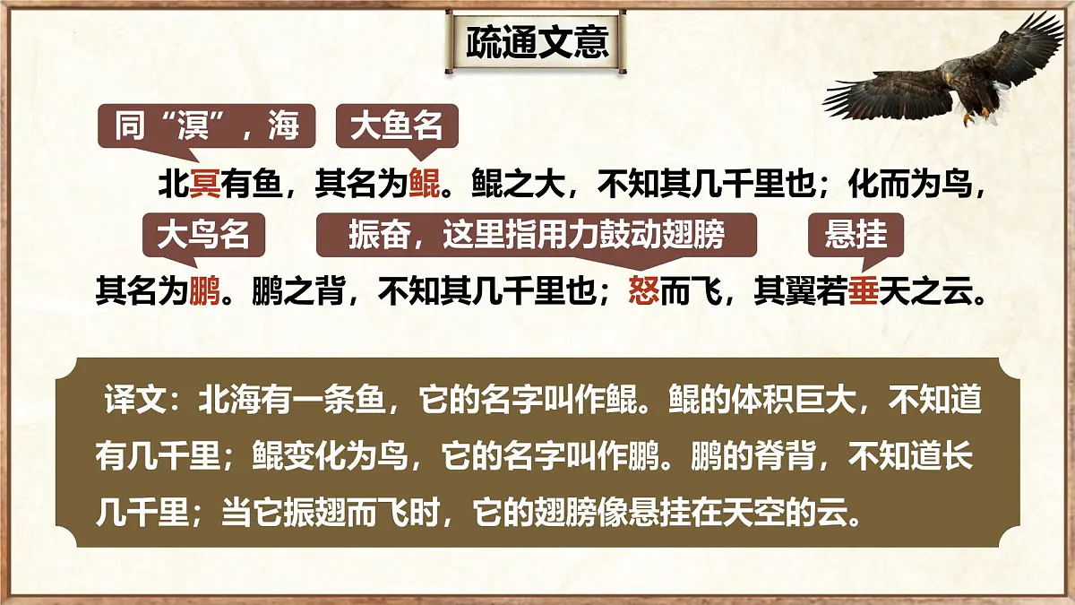 第21课《北冥有鱼》教学课件2024-2025学年统编版语文八年级下册第8页