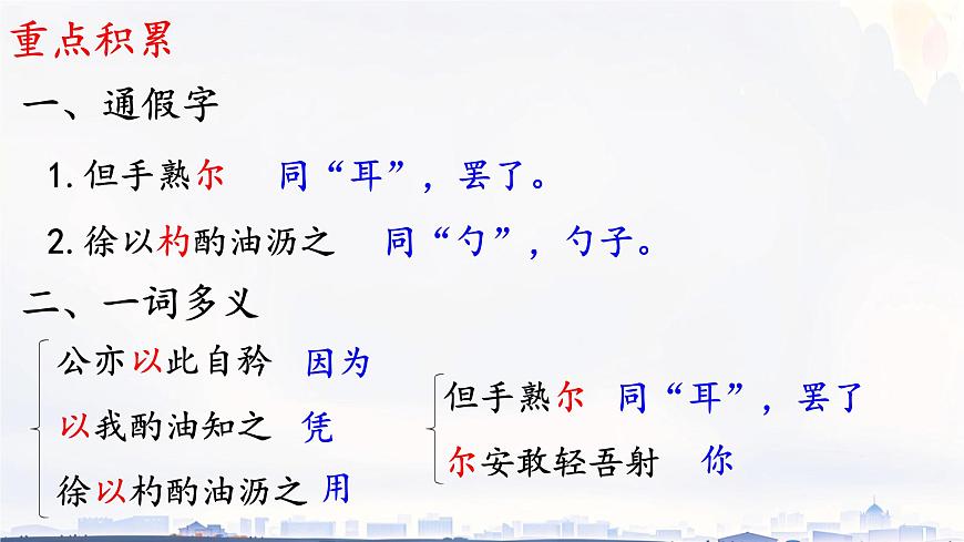 初中 语文 人教部编版（2024）七年级下册（2024）第三单元13 卖油翁 课件第8页