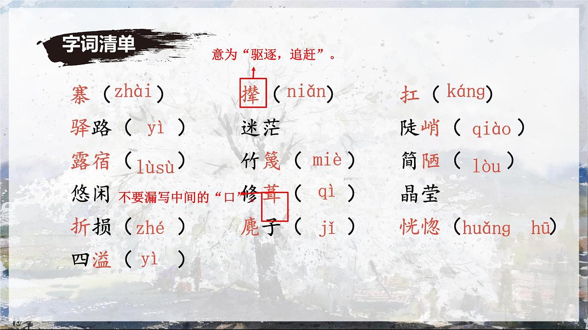 初中 语文 人教部编版（2024）七年级下册（2024） 第四单元14 驿路梨花 课件第6页