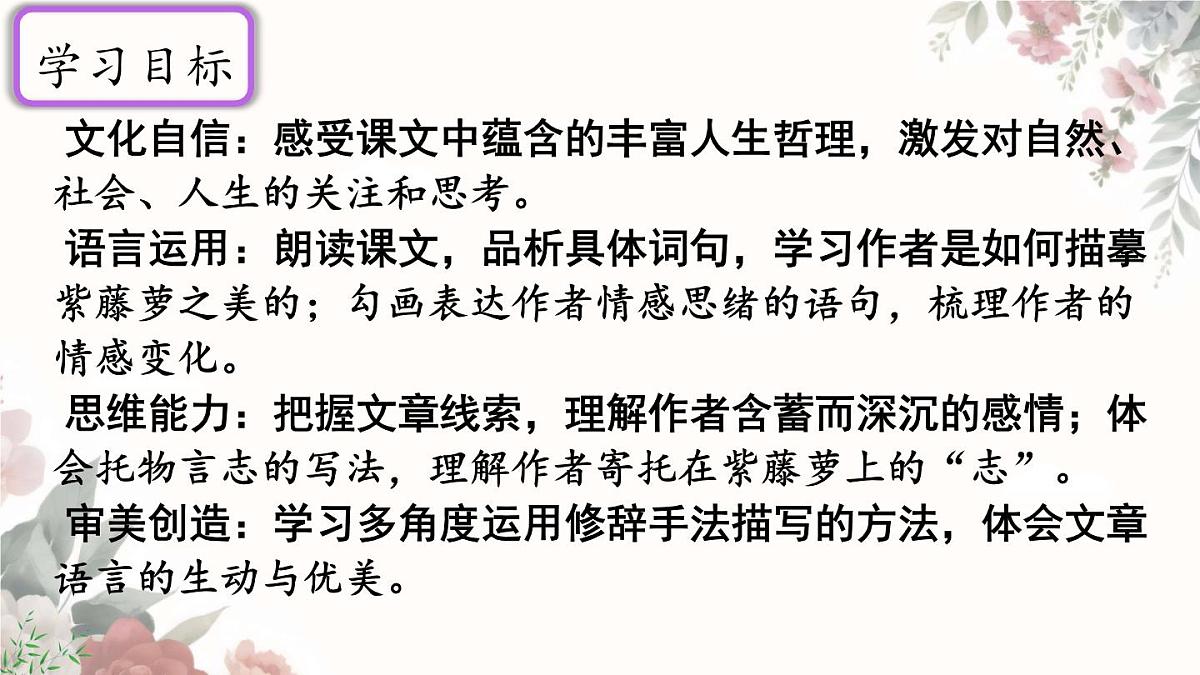 第19课《紫藤萝瀑布》课件-2024-2025学年统编版语文七年级下册第2页