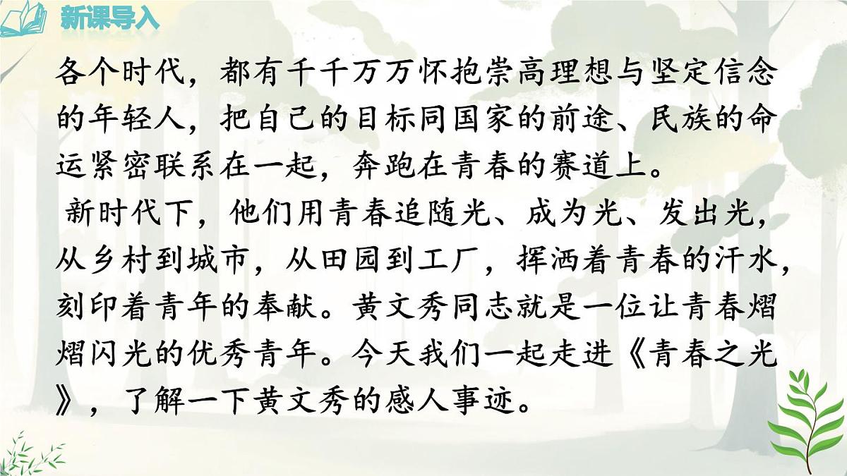 第15课《青春之光》课件-2024-2025学年统编版语文七年级下册第2页