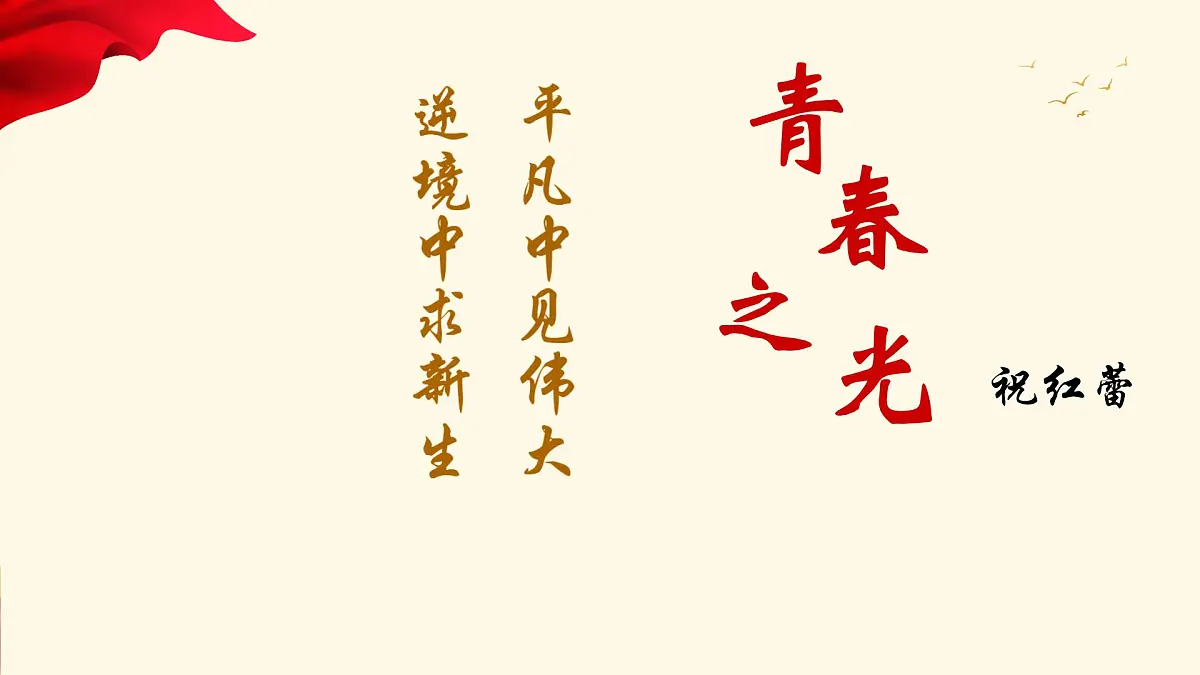 初中语文人教部编版（2024）七年级下册（2024） 第四单元15 青春之光 课件第1页