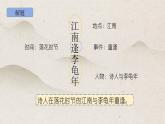 部編版語文七年級上冊《江南逢李龜年》PPT課件