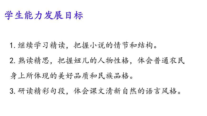 初中语文人教部编版（2024）七年级下册（2024）第三单元11 山地回忆 课件第4页