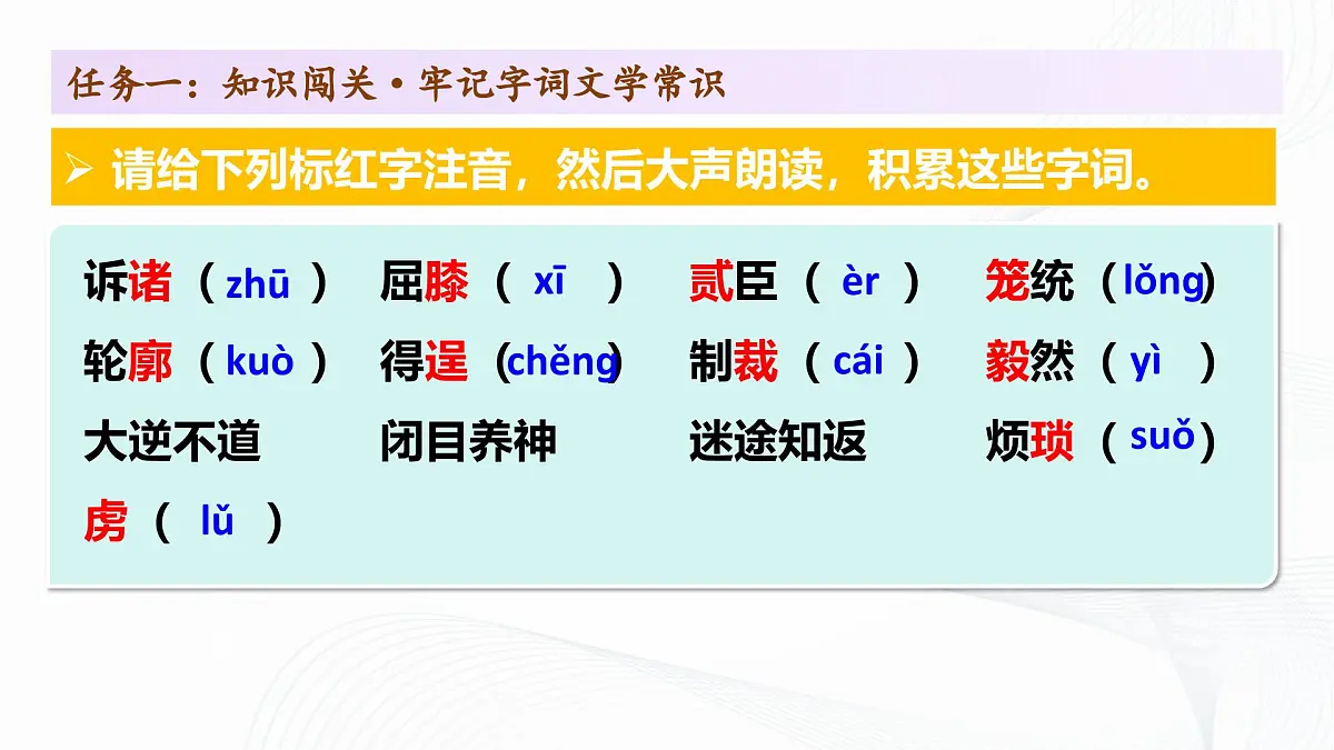 第16课 《有为有不为》 - 初中语文七年级下册 同步教学课件（人教部编版2024）第6页