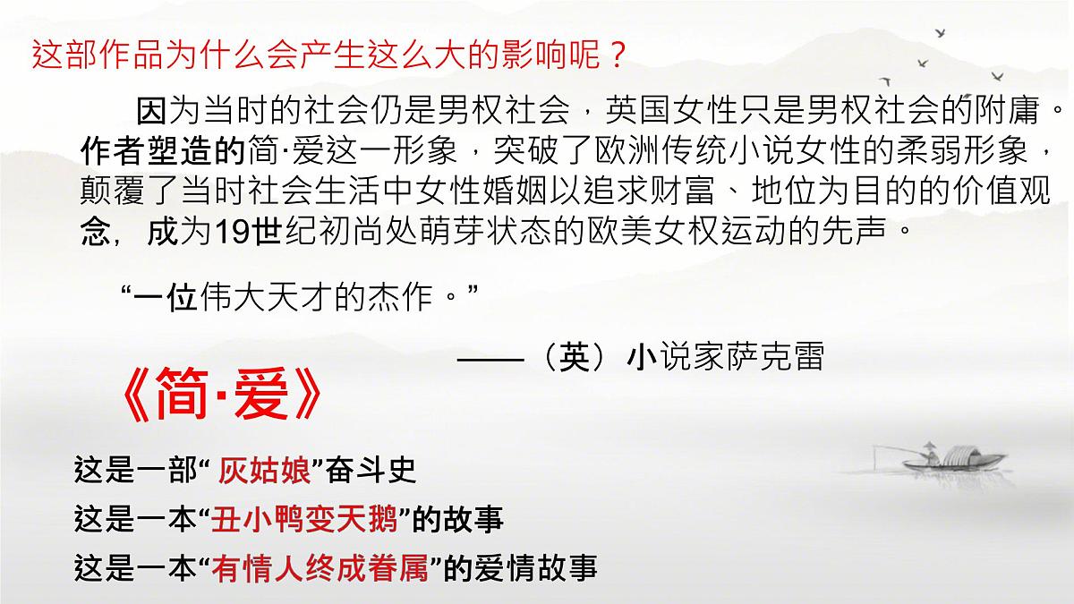 统编版九年级语文下册课件-名著导读 《简爱》：外国小说的阅读第7页