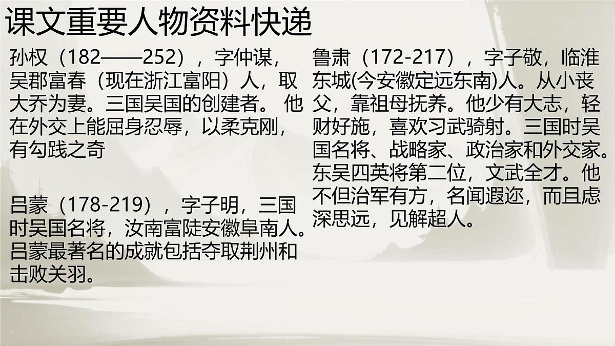 初中语文人教部编版（2024）七年级下册（2024）第一单元4 孙权劝学 课件第4页