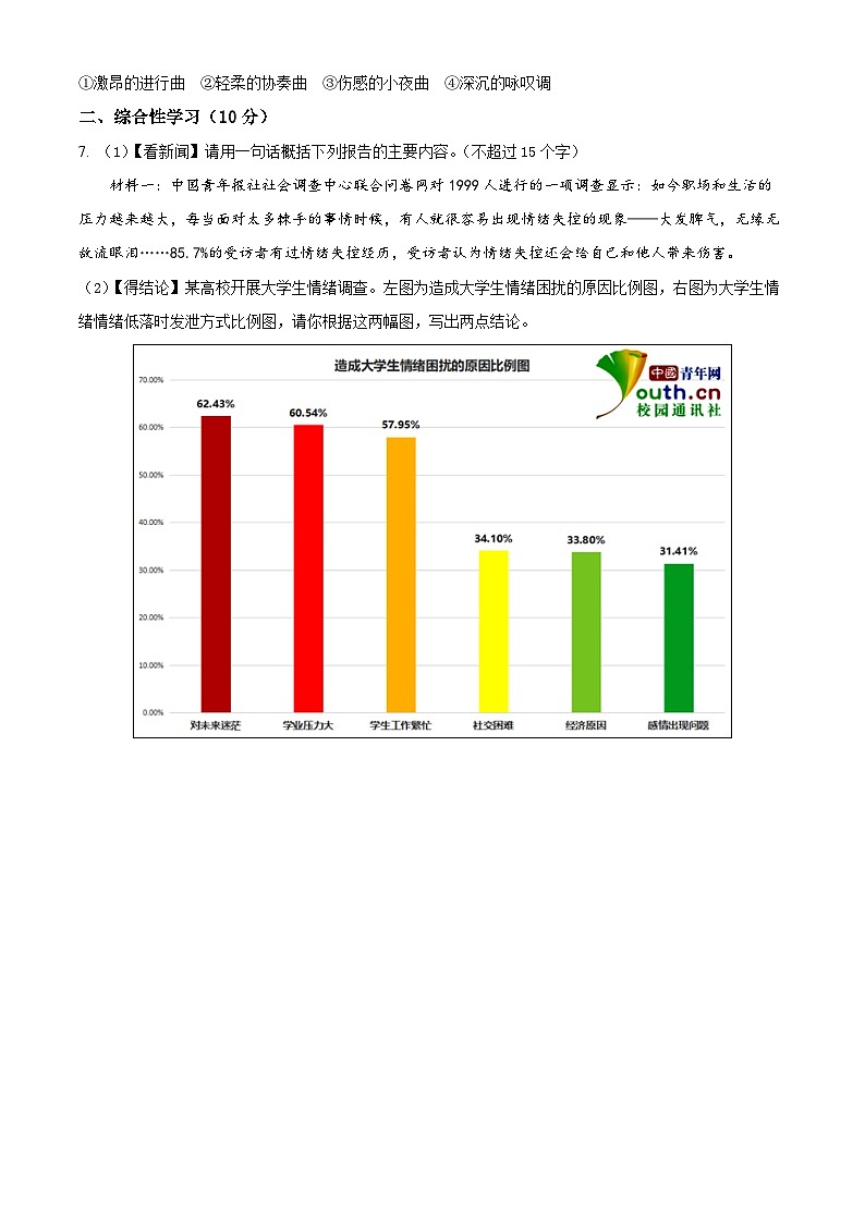 2025年江苏省淮安市盱眙县中考一模语文试题（原卷版+解析版）第3页