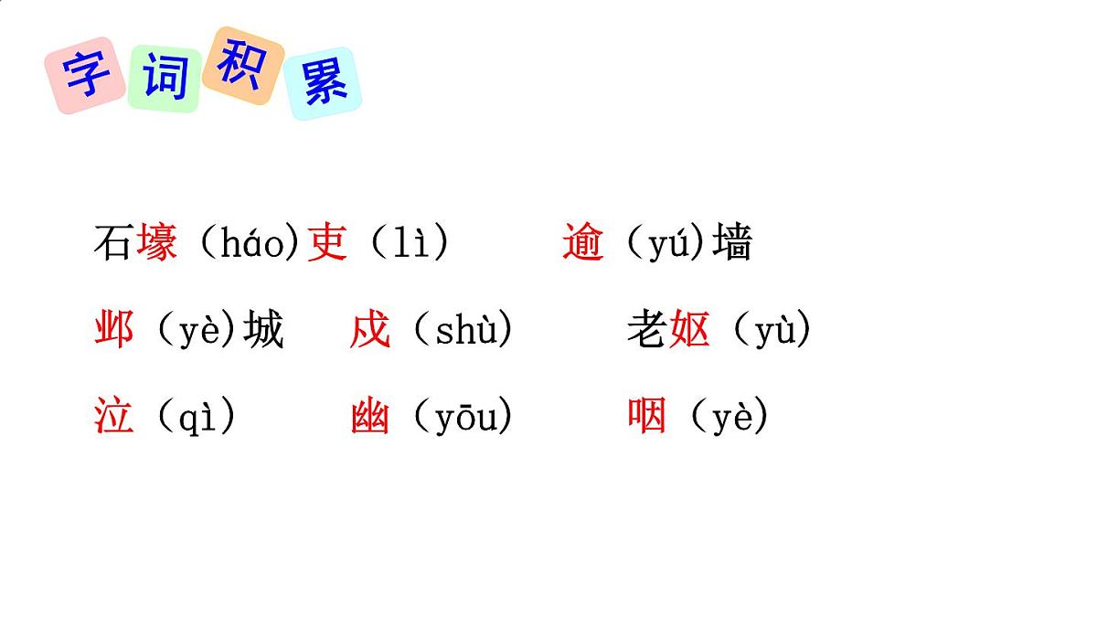 统编版八年级语文下册第六单元 第24课 《唐诗三首：石壕吏 》课件第7页