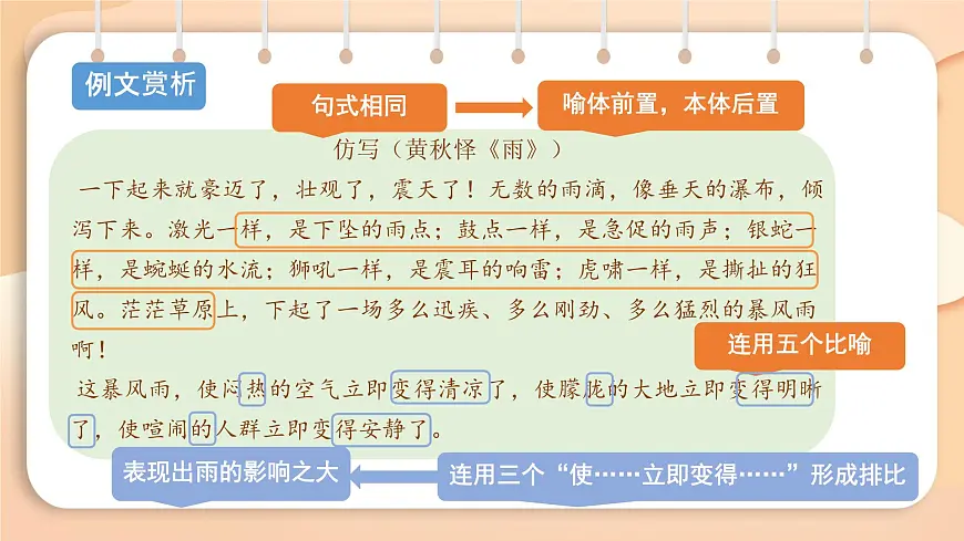 统编版八年级语文下册教学课件《写作 学习仿写》第7页