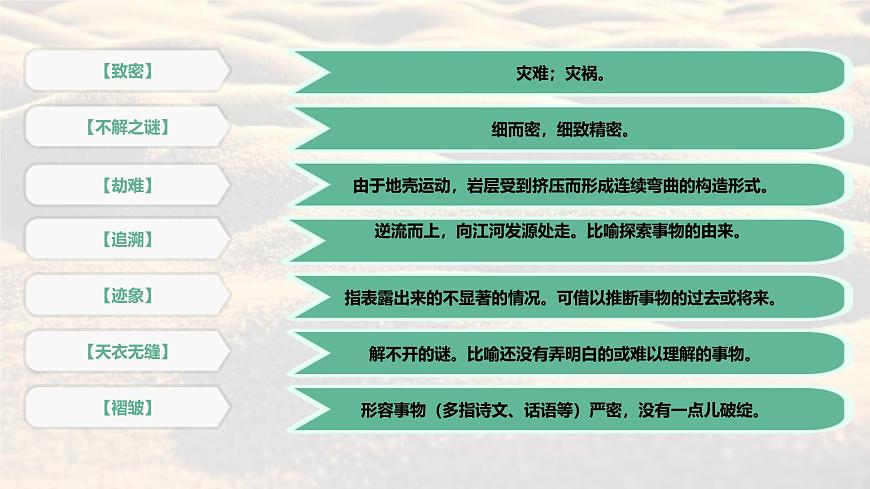 统编版八年级语文下册教学课件《被压扁的沙子》第6页