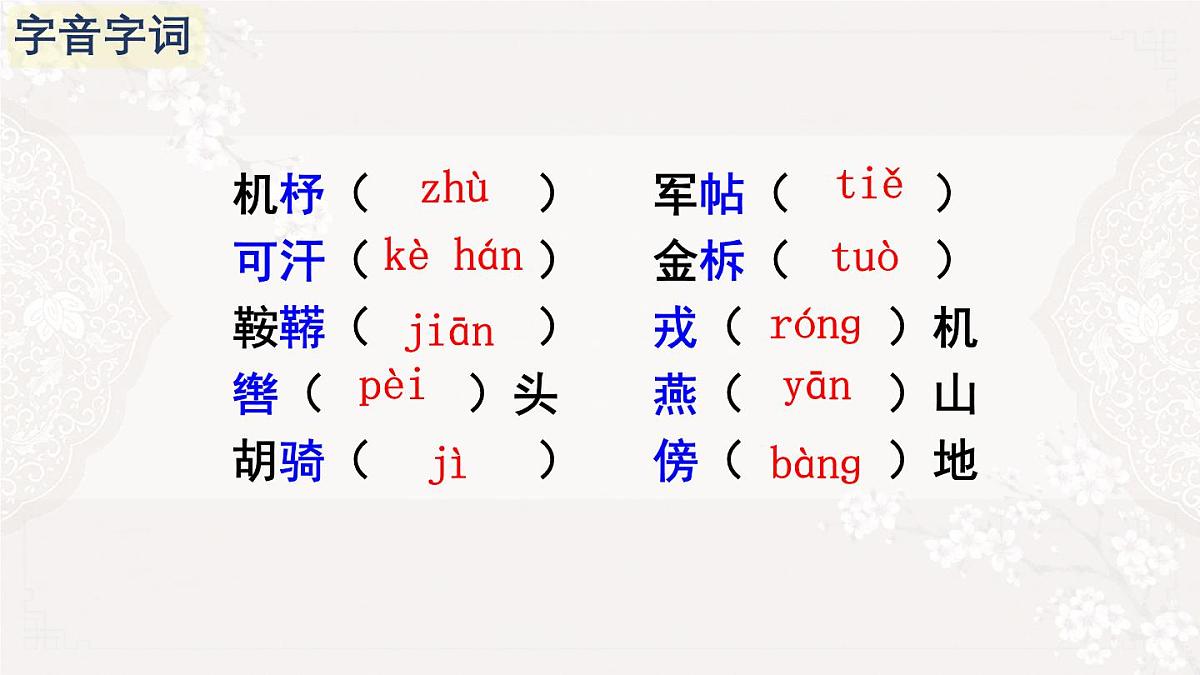 统编版七年级语文下册课件《木兰诗》第8页