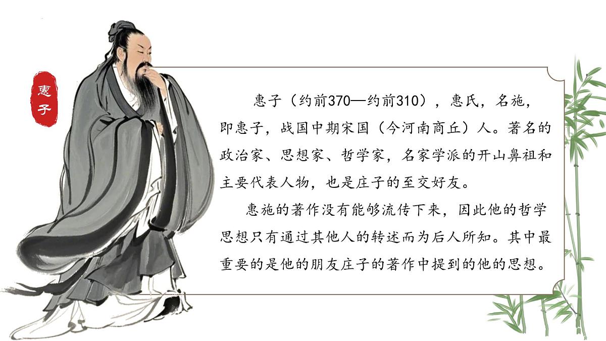 第21课《庄子二则+庄子与惠子游于濠粱之上》 课件 2025学年八年级语文下册统编版五四学制第4页