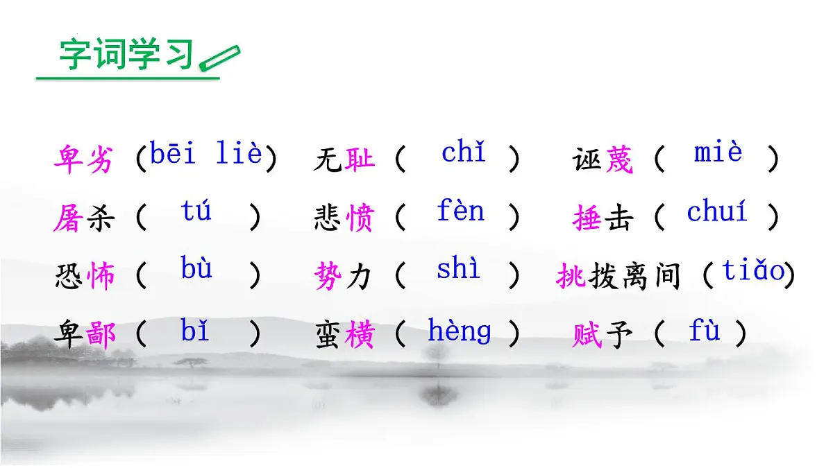 第13课《最后一次讲演》课件2024—2025学年统编版语文八年级下册第4页